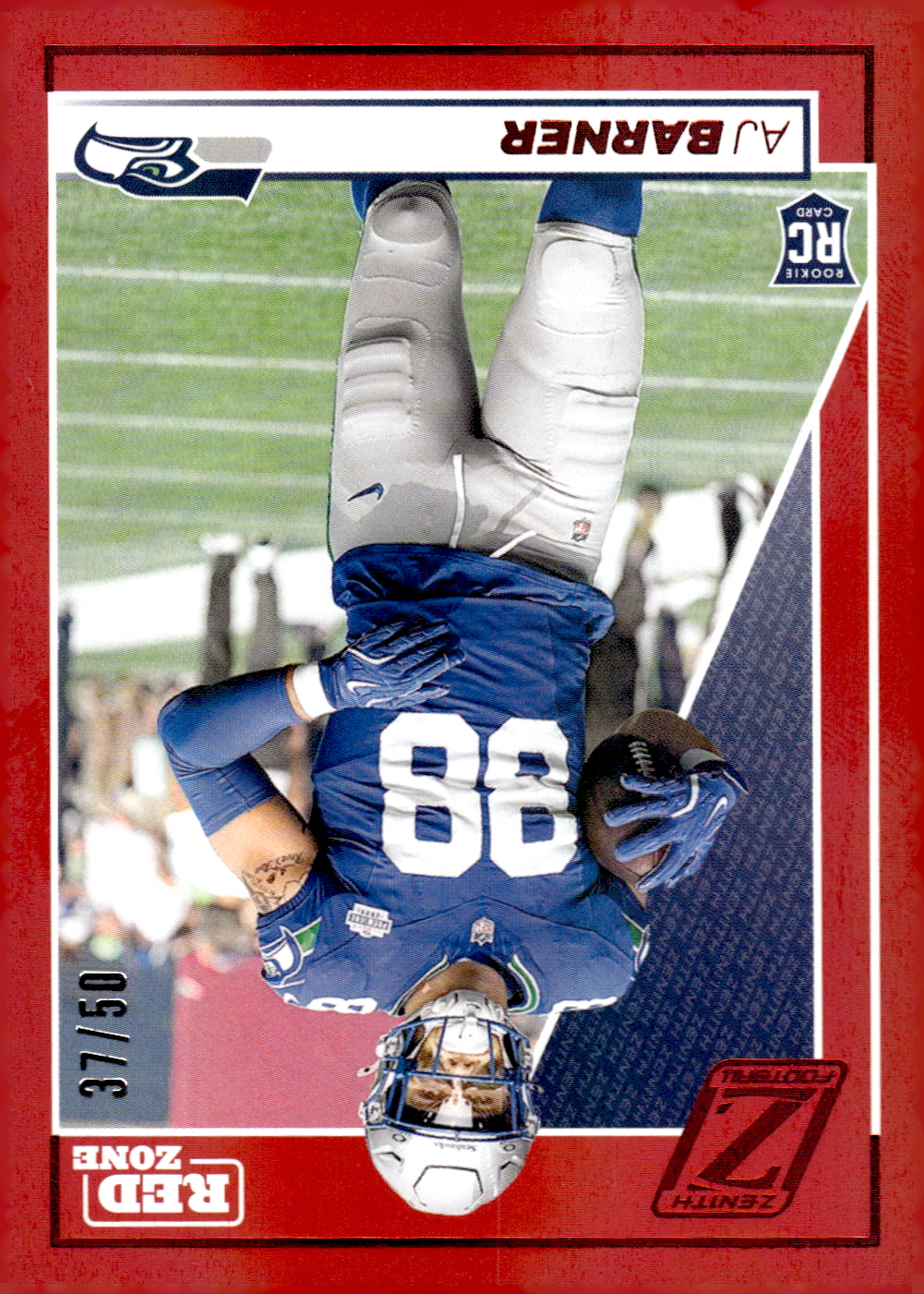 2024 Zenith Red Zone Red #104 AJ Barner