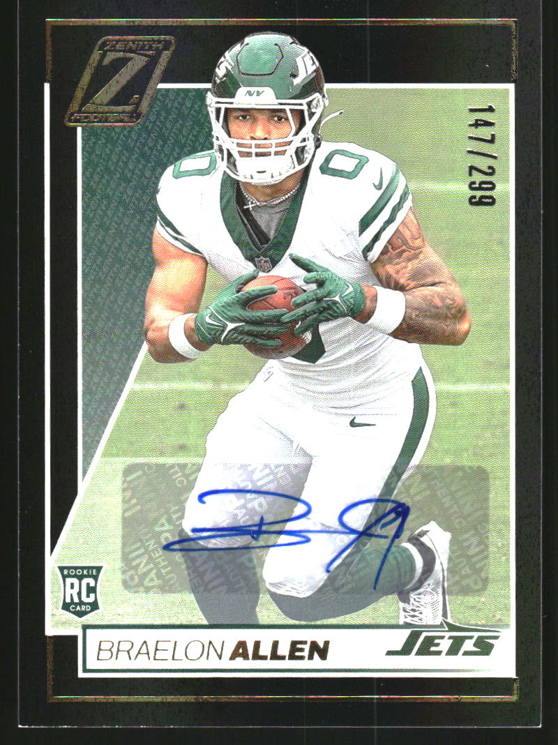 2024 Zenith Rookies Red Zone Autographs #111 Braelon Allen/299