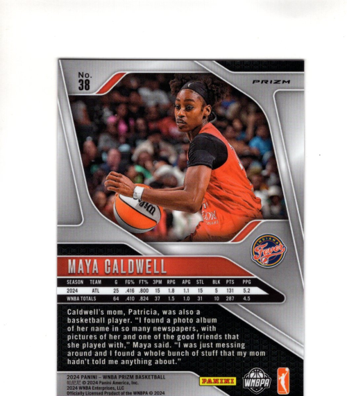 B6426- 2024 Panini Prisme Wnba Basketball Inserts2 -vous Pic- 15+ Sans US collections Bateau