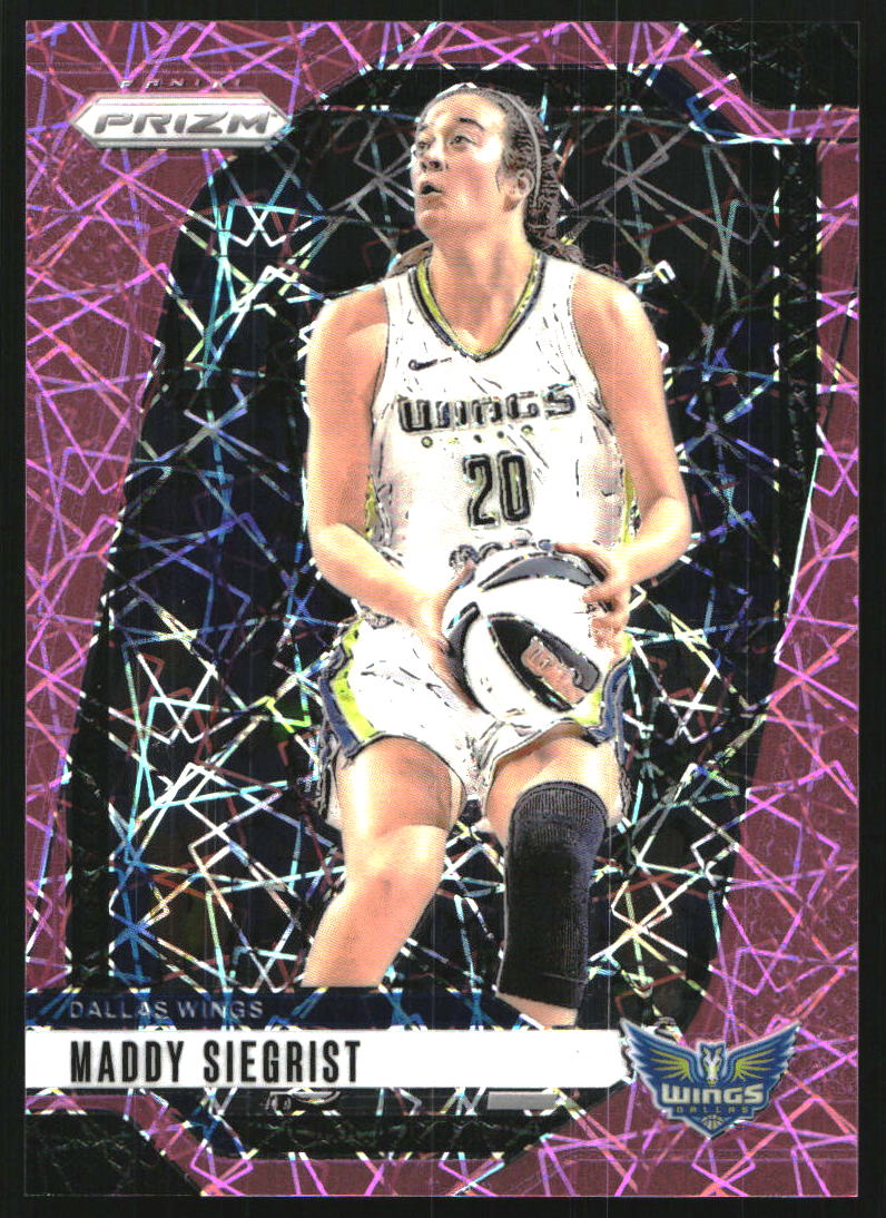 2024 Panini Prizm WNBA Prizms Pink Velocity #94 Maddy Siegrist