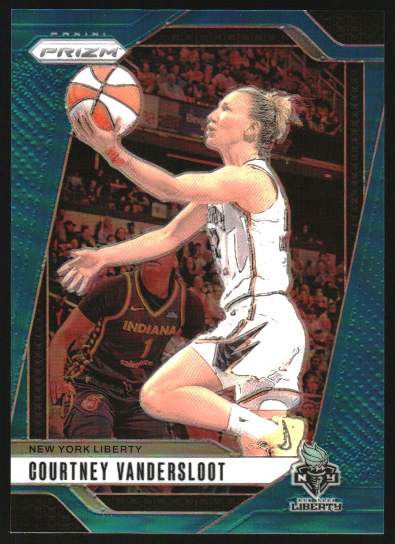 2024 Panini Prizm WNBA Prizms Teal #53 Courtney Vandersloot