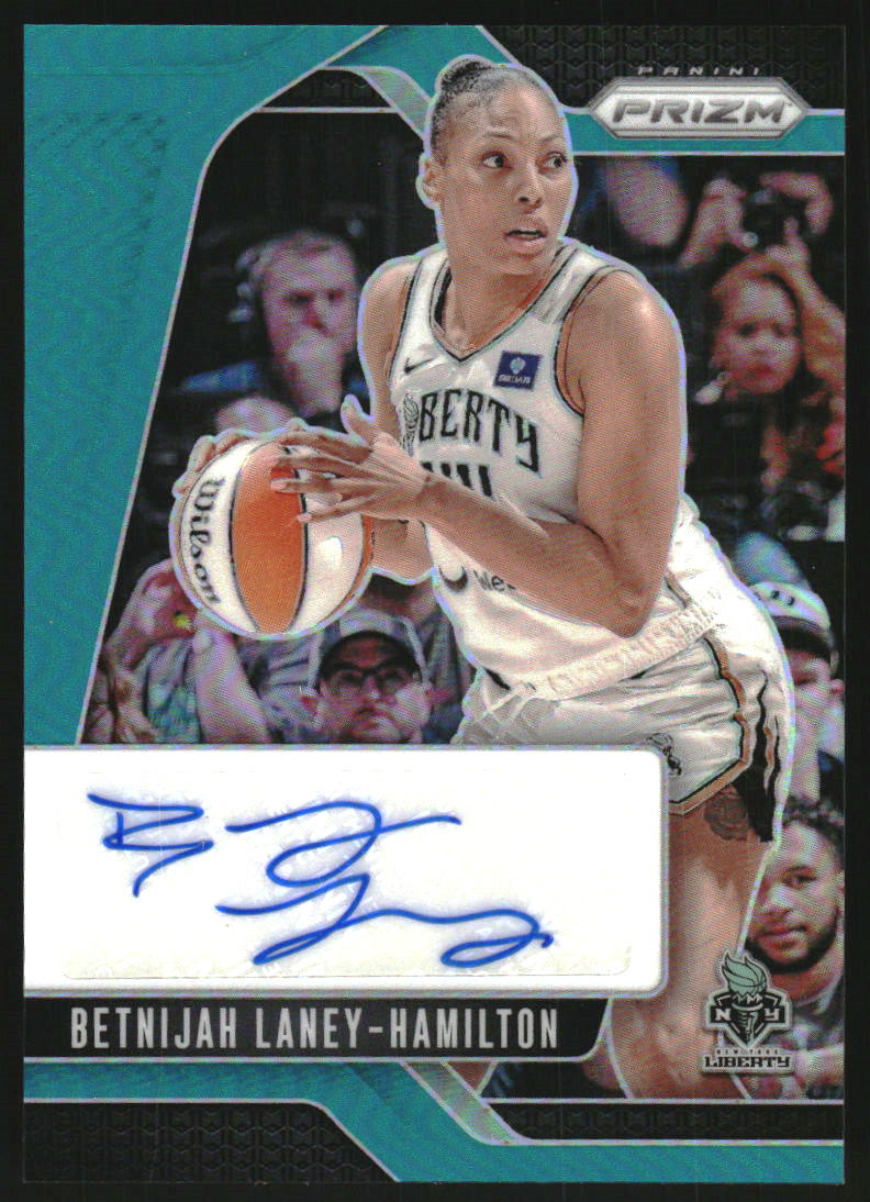 2024 Panini Prizm WNBA Signatures Prizms Teal #15 Betnijah Laney-Hamilton Auto /35