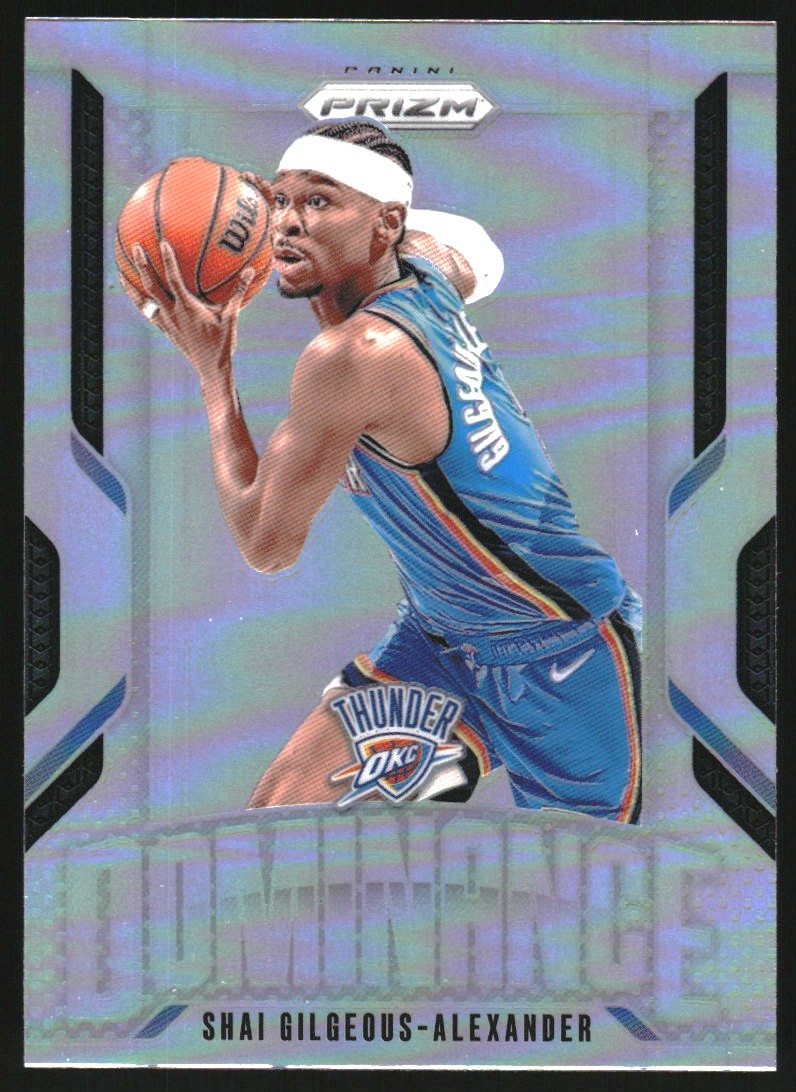 2024-25 Panini Prizm Dominance Prizms Silver #11 Shai Gilgeous-Alexander