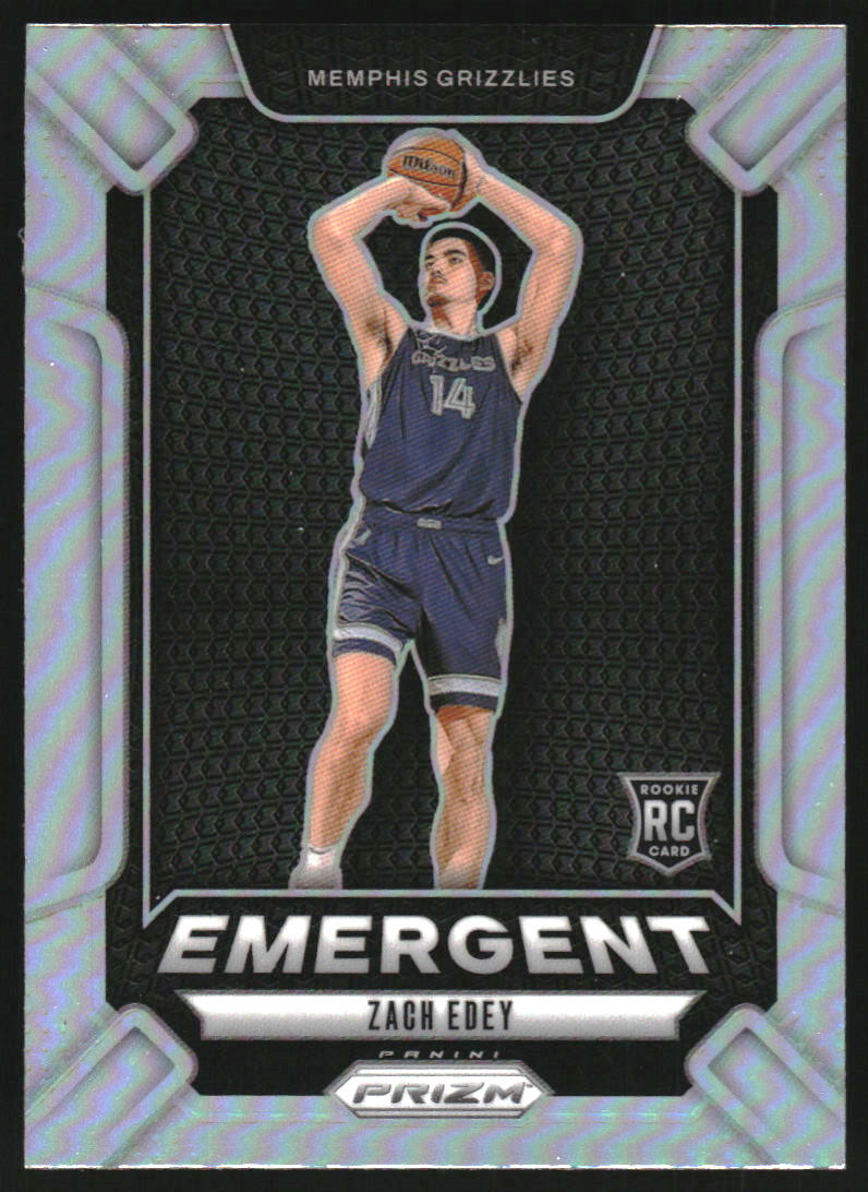 2024-25 Panini Prizm Emergent Prizms Silver #16 Zach Edey