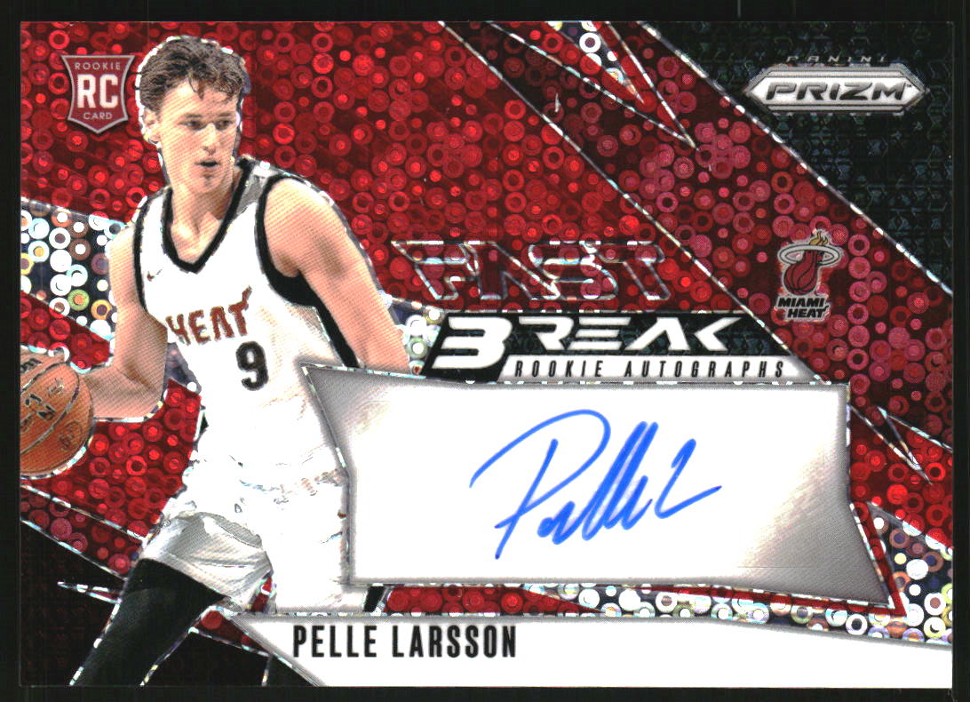 2024-25 Panini Prizm Fast Break Rookie Autographs Red #30 Pelle