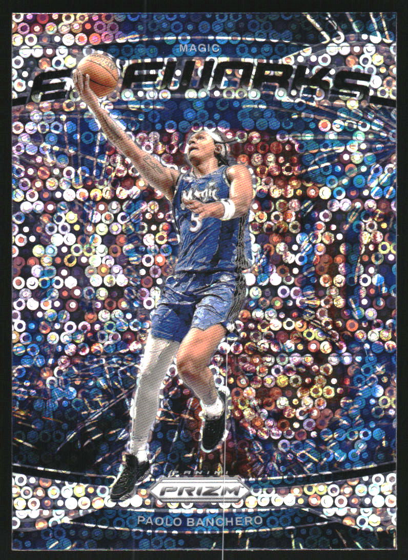 2024-25 Panini Prizm Fireworks Prizms Fast Break #5 Paolo Banchero