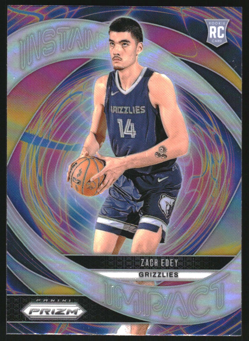 2024-25 Panini Prizm Instant Impact Prizms Silver #25 Zach Edey