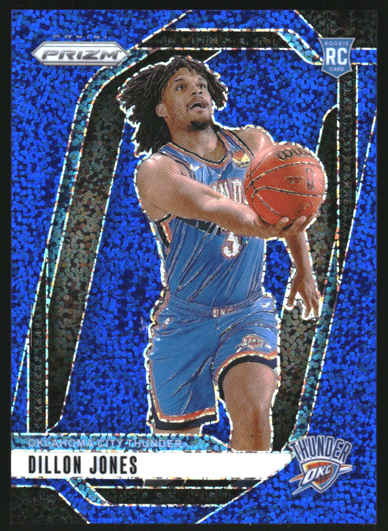 2024-25 Panini Prizm Prizms Blue Sparkle #240 Dillon Jones /144