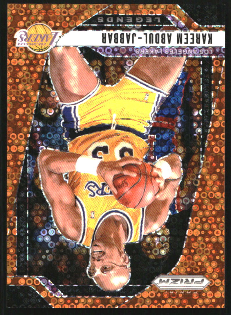 2024-25 Panini Prizm Prizms Fast Break Orange #279 Kareem Abdul-Jabbar