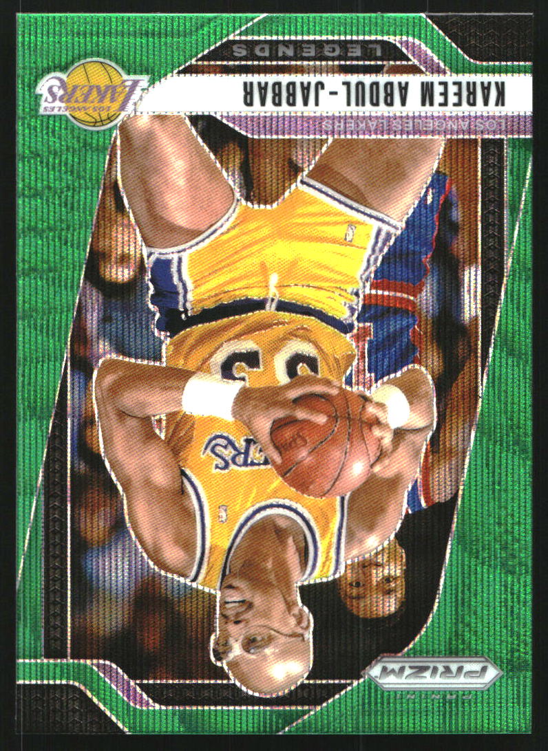 2024-25 Panini Prizm Prizms Green Wave #279 Kareem Abdul-Jabbar