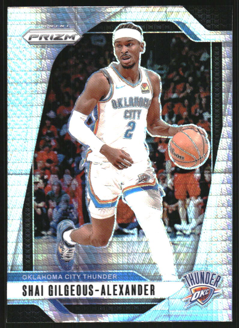 2024-25 Panini Prizm Prizms Hyper #113 Shai Gilgeous-Alexander