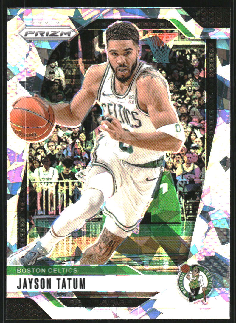 2024-25 Panini Prizm Prizms Ice #103 Jayson Tatum