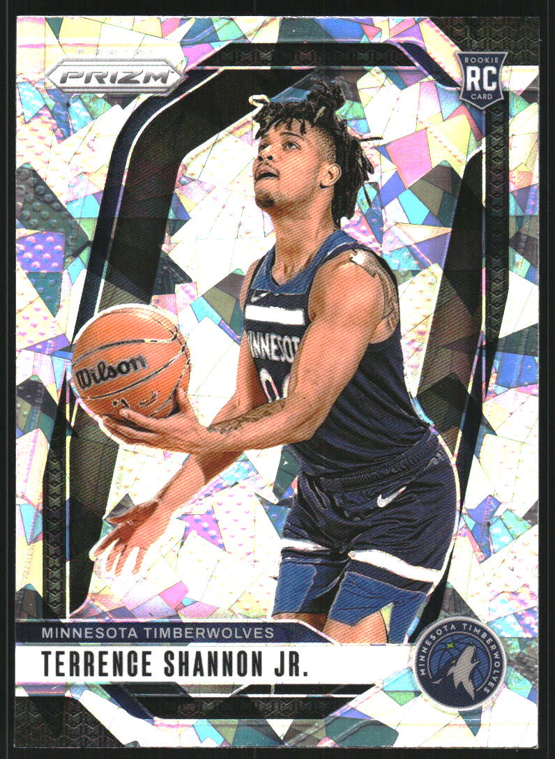 2024-25 Panini Prizm Prizms Ice #224 Terrence Shannon Jr.