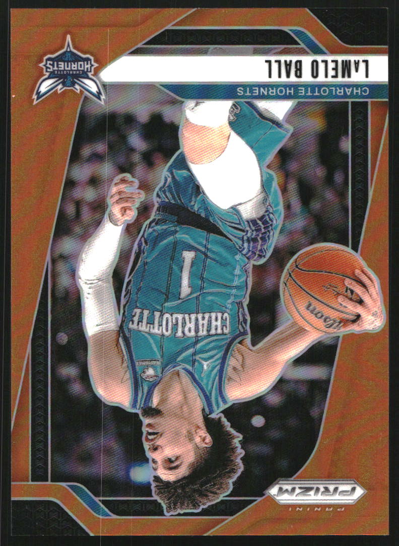 2024-25 Panini Prizm Prizms Orange #30 LaMelo Ball