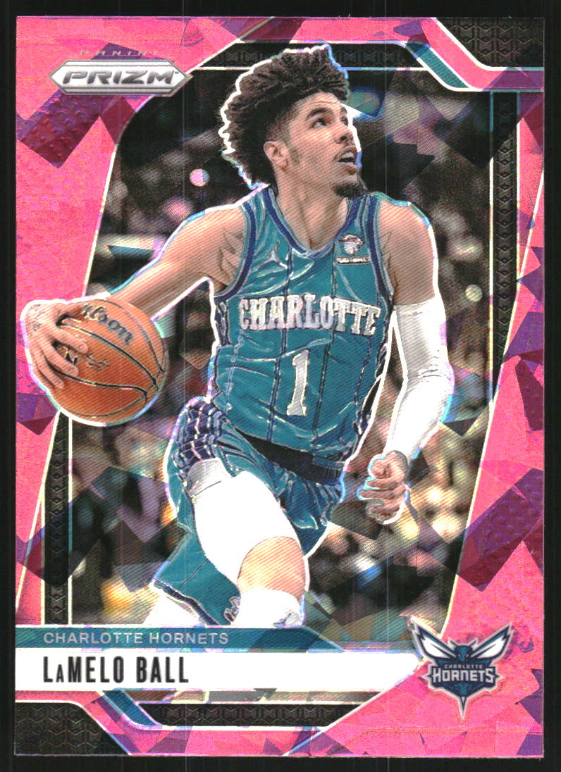 2024-25 Panini Prizm Prizms Pink Ice #30 LaMelo Ball