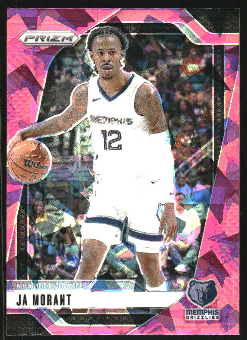 2024-25 Panini Prizm Prizms Pink Ice #64 Ja Morant