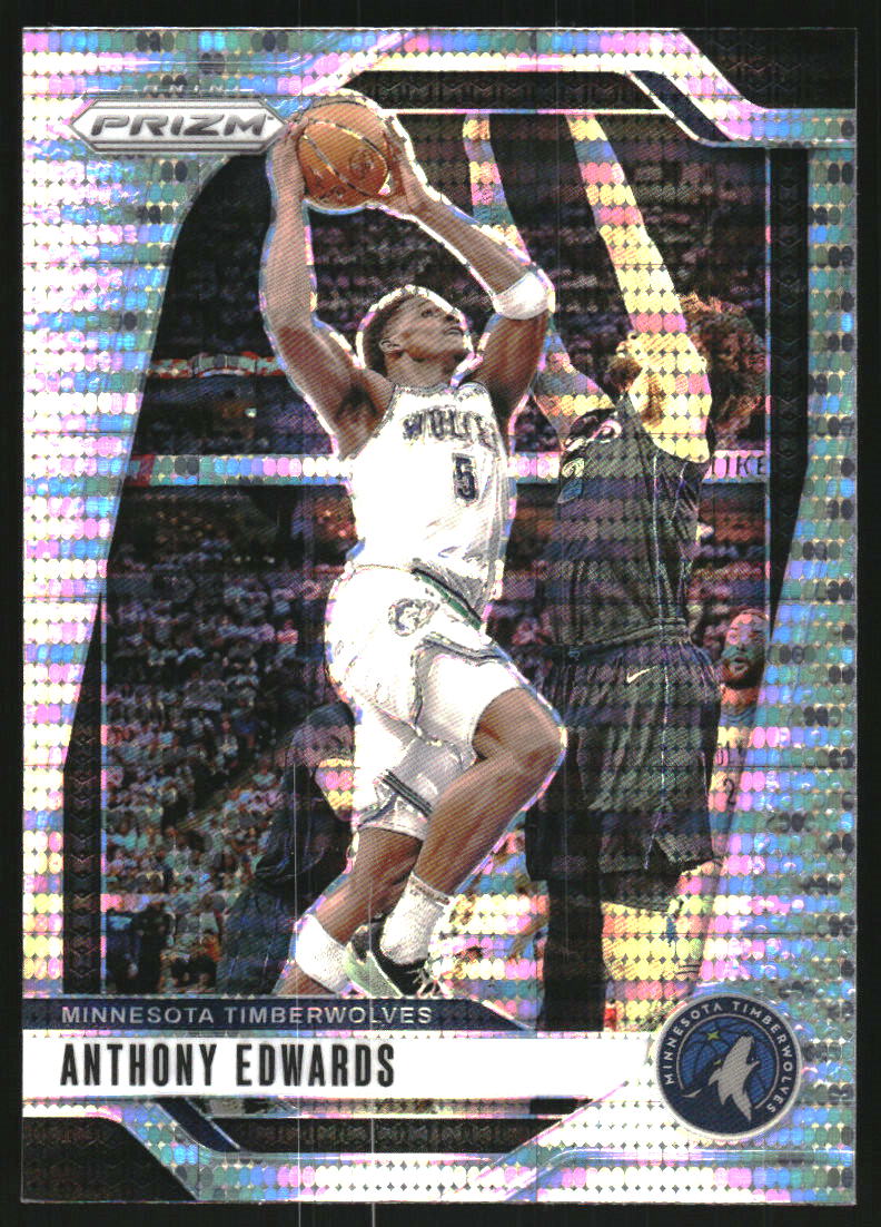 2024-25 Panini Prizm Prizms Pulsar #100 Anthony Edwards - NM-MT