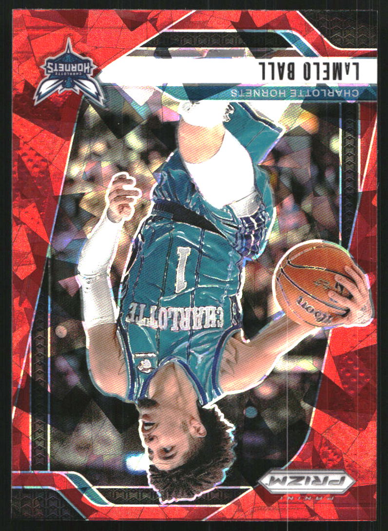 2024-25 Panini Prizm Prizms Red Ice #30 LaMelo Ball