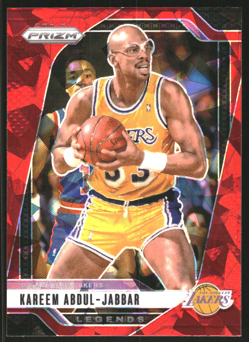 2024-25 Panini Prizm Prizms Red Ice #279 Kareem Abdul-Jabbar