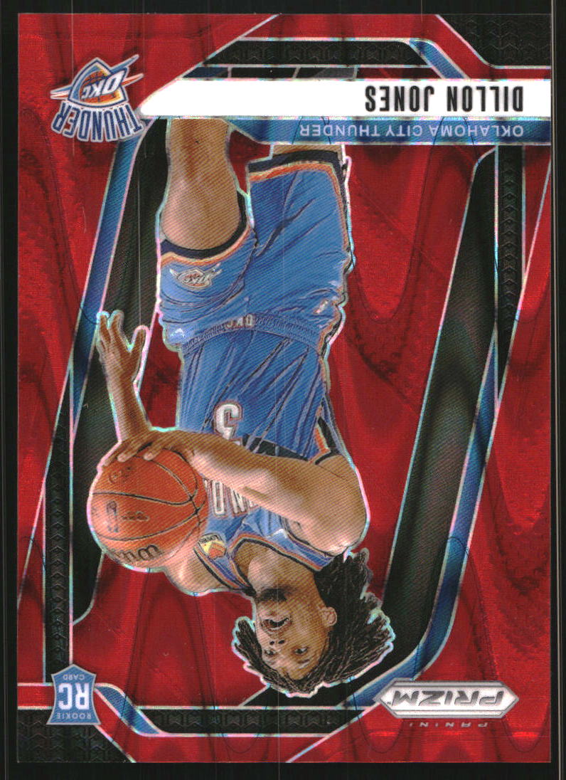 2024-25 Panini Prizm Prizms Red Seismic #240 Dillon Jones