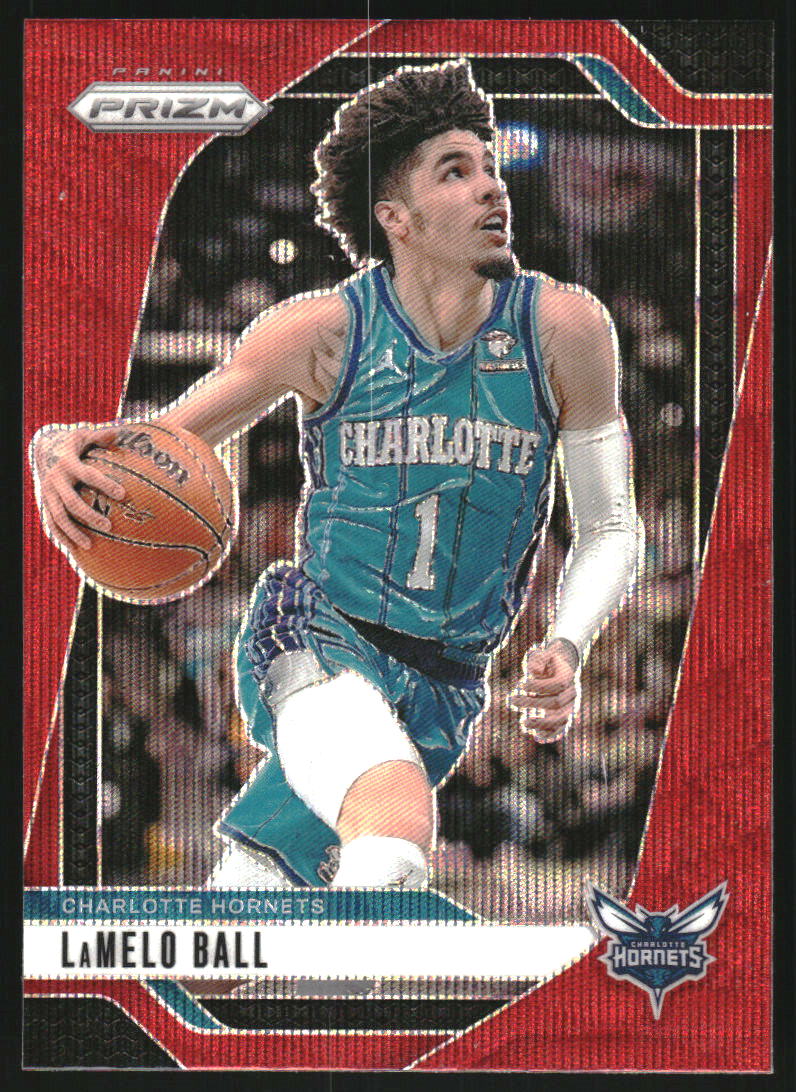 2024-25 Panini Prizm Prizms Ruby Wave #30 LaMelo Ball - NM-MT