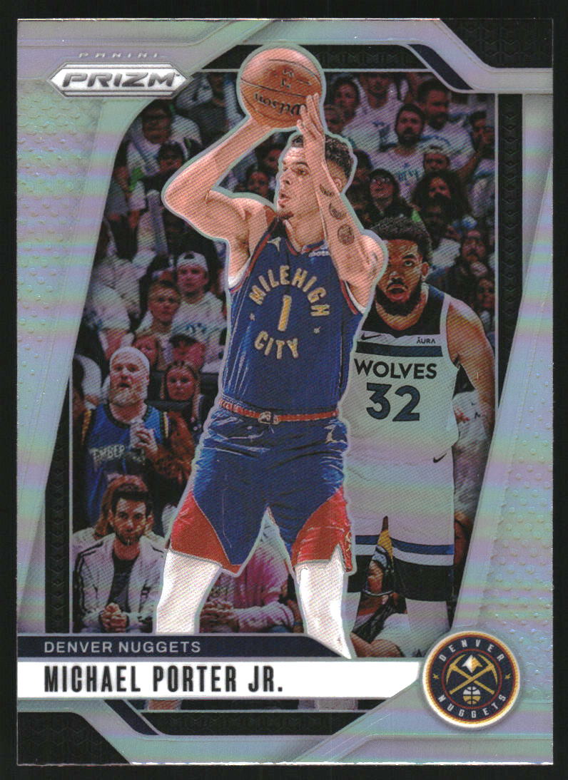 2024-25 Panini Prizm Prizms Silver #15 Mikal Bridges