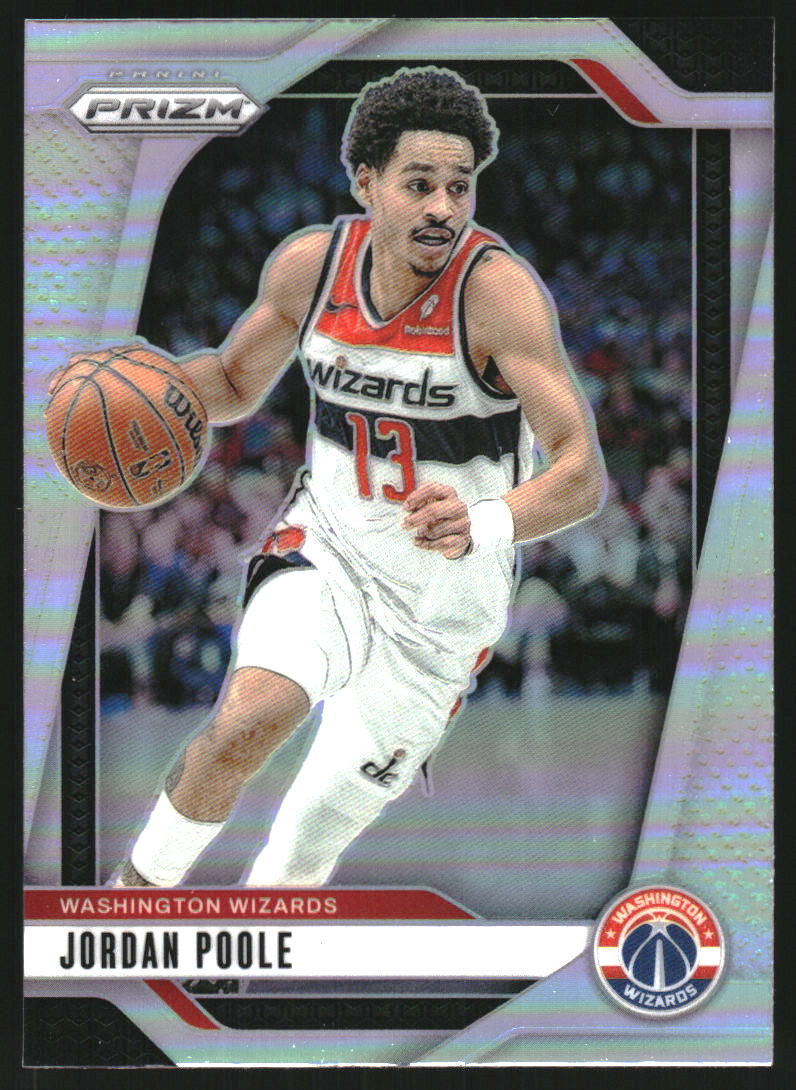 2024-25 Panini Prizm Prizms Silver #184 Jordan Poole