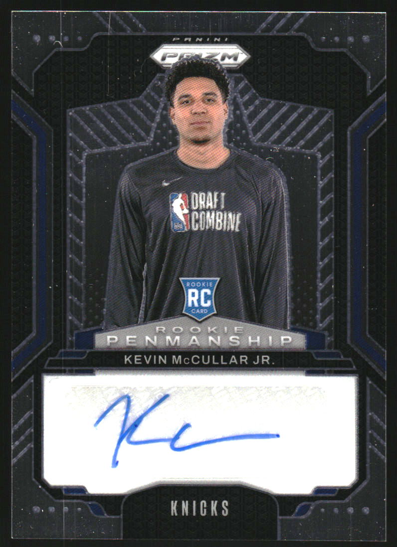 2024-25 Panini Prizm Rookie Penmanship #12 Kevin McCullar Jr. Auto - NM-MT