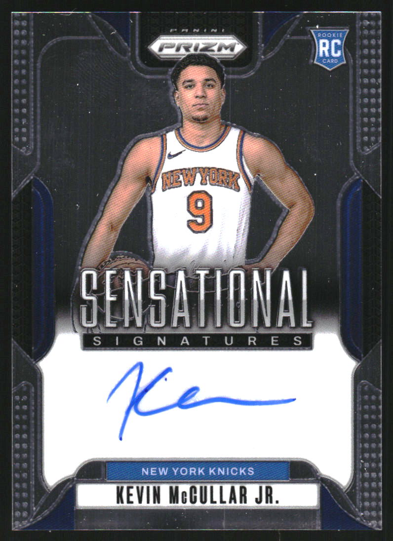2024-25 Panini Prizm Sensational Signatures #9 Kevin McCullar Jr.