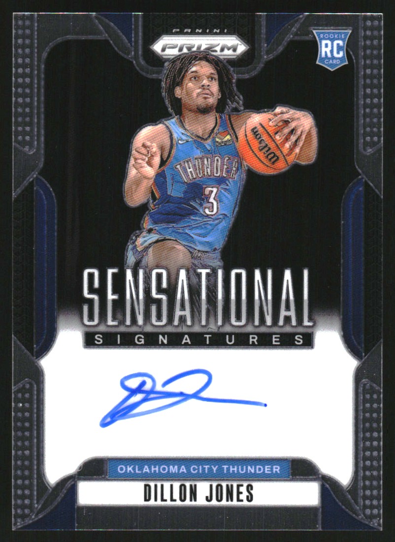 2024-25 Panini Prizm Sensational Signatures #48 Dillon Jones