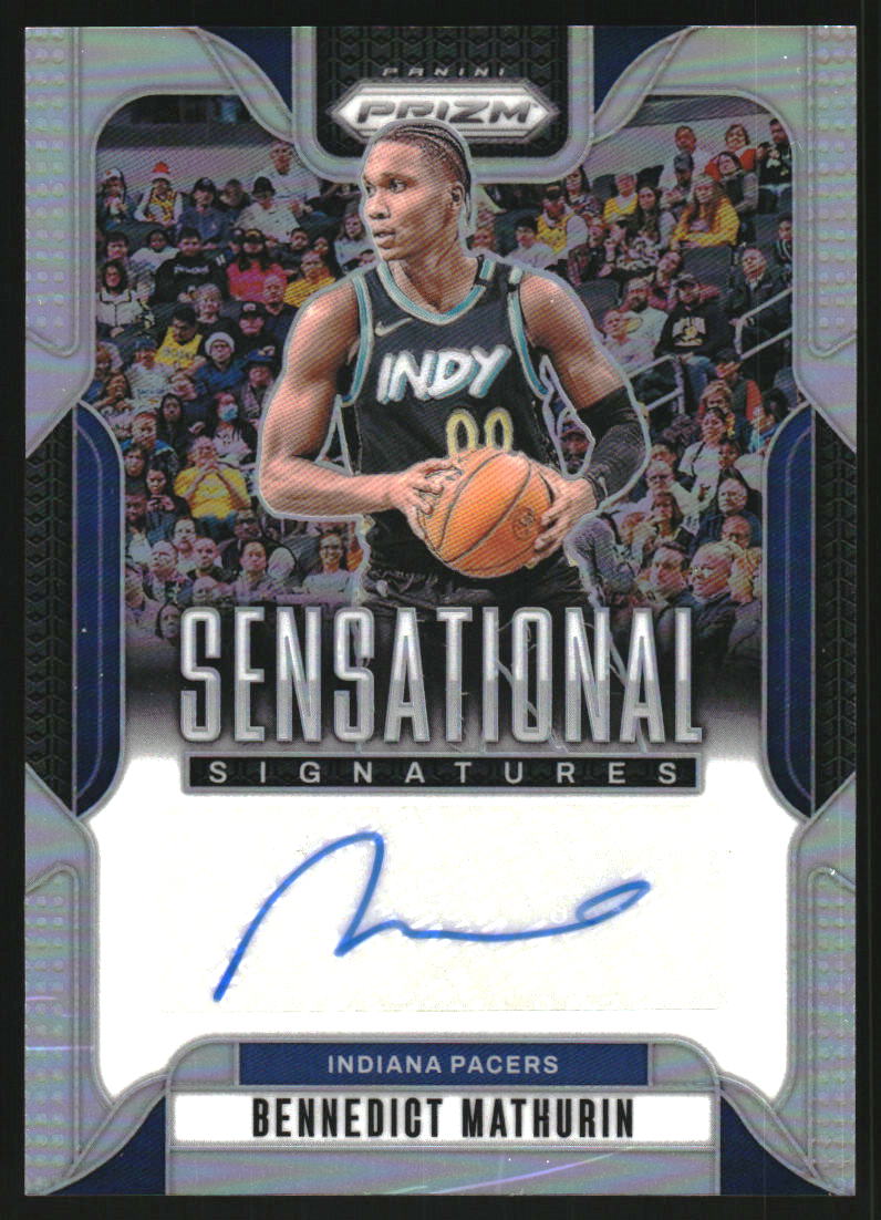 2024-25 Select White Prizms #343 Bennedict Mathurin /125 on
