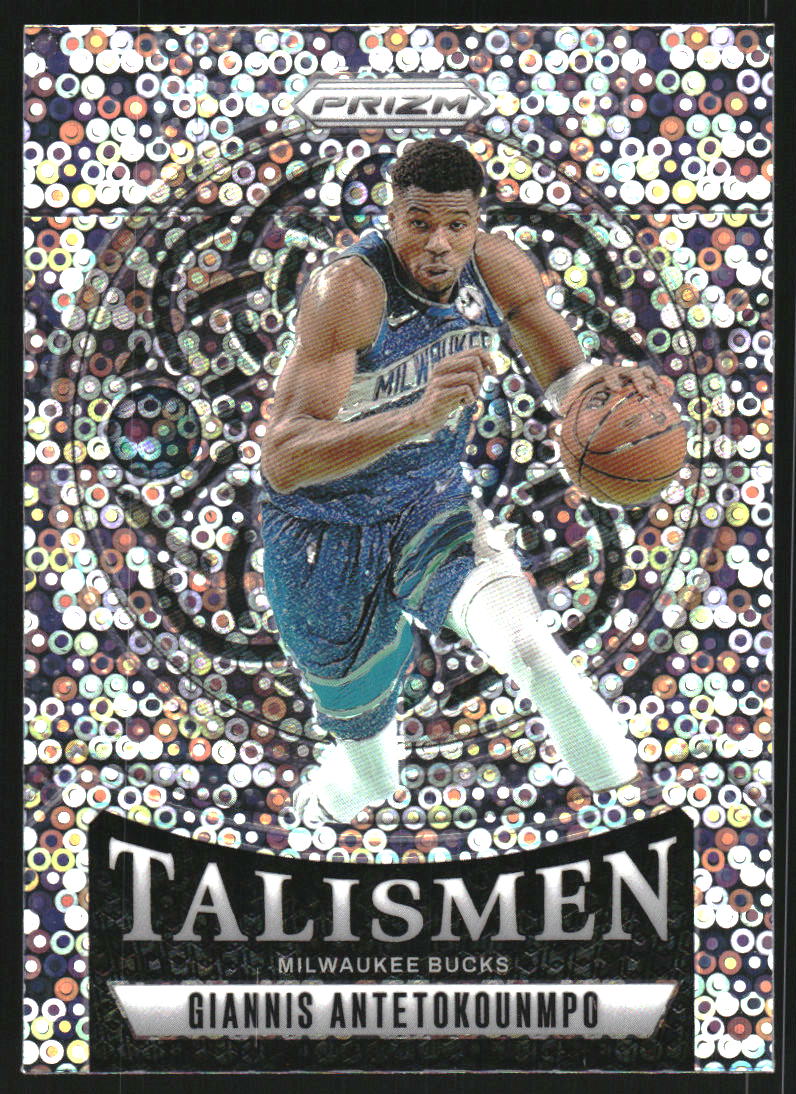 2024-25 Panini Prizm Talismen Prizms Fast Break #12 Giannis Antetokounmpo