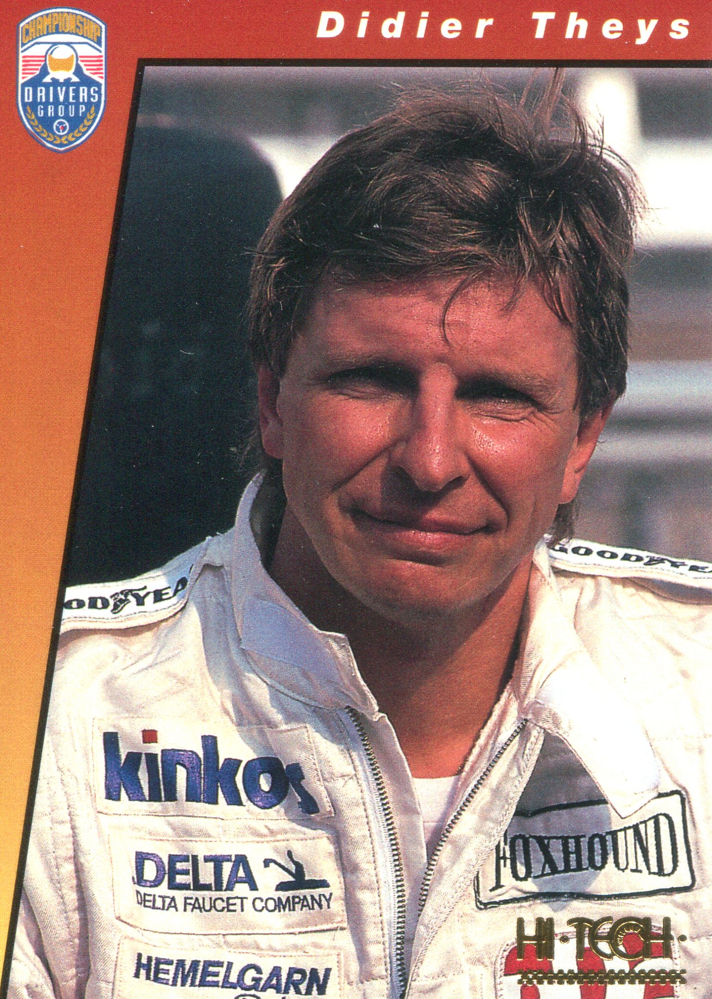 1994 Hi-Tech Indy Championship Drivers #CD33 Didier Theys