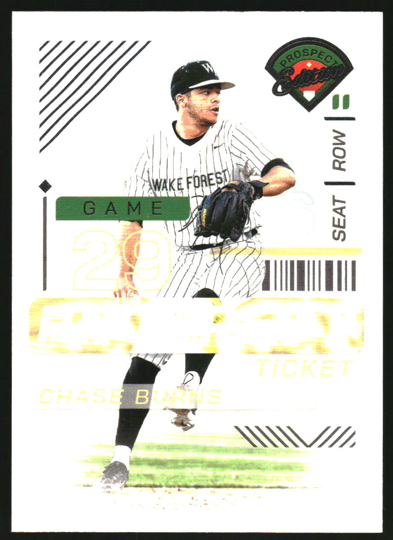 2024 Panini Prospect Edition #43 Chase Burns