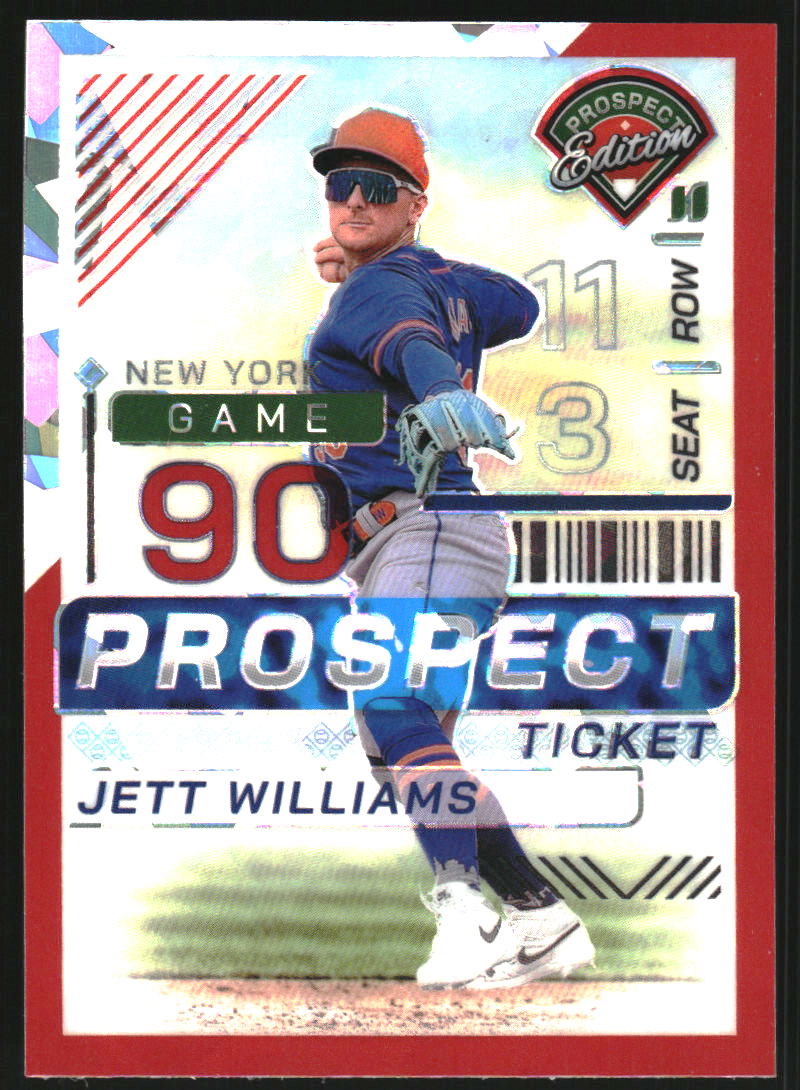 2024 Panini Prospect Edition Holo Red Ice #37 Jett Williams