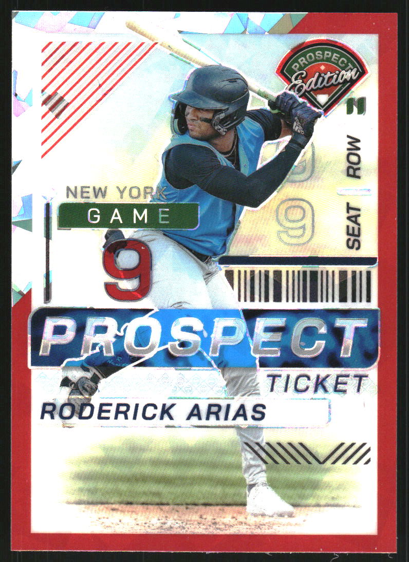 2024 Panini Prospect Edition Holo Red Ice #189 Roderick Arias