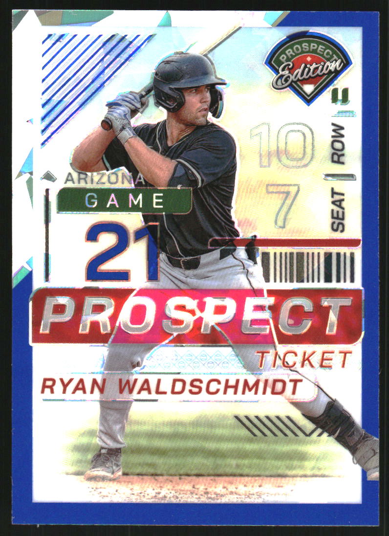 2024 Panini Prospect Edition Holo Blue Ice #120 Ryan Waldschmidt /299