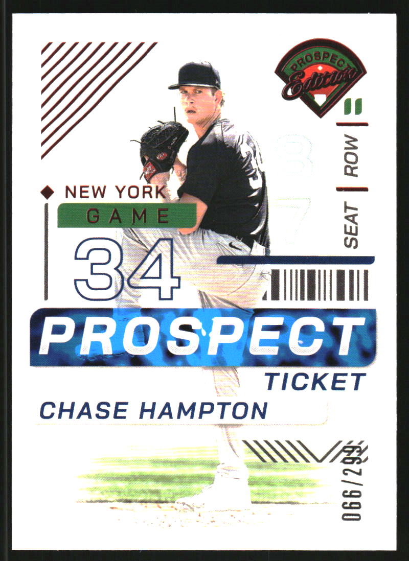 2024 Panini Prospect Edition Red #34 Chase Hampton /299