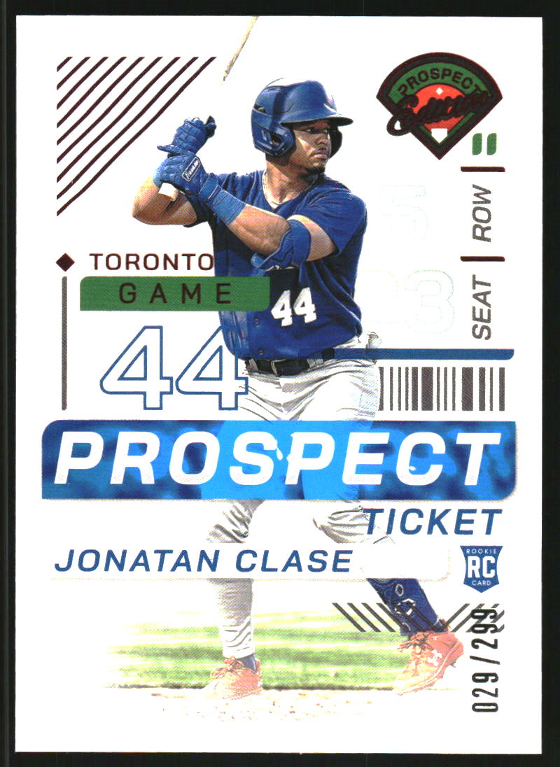 2024 Panini Prospect Edition Red #77 Jonatan Clase /299