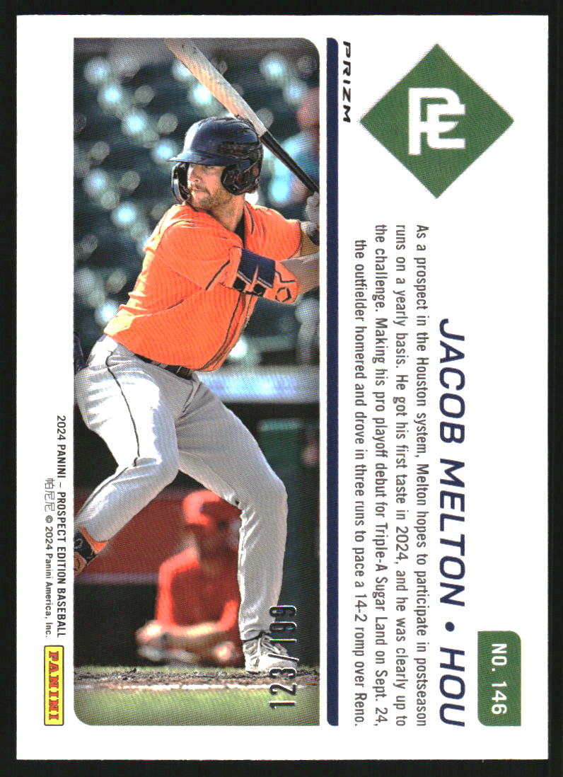 2024 Panini Prospect Edition Holo Red #146 Jacob Melton /199