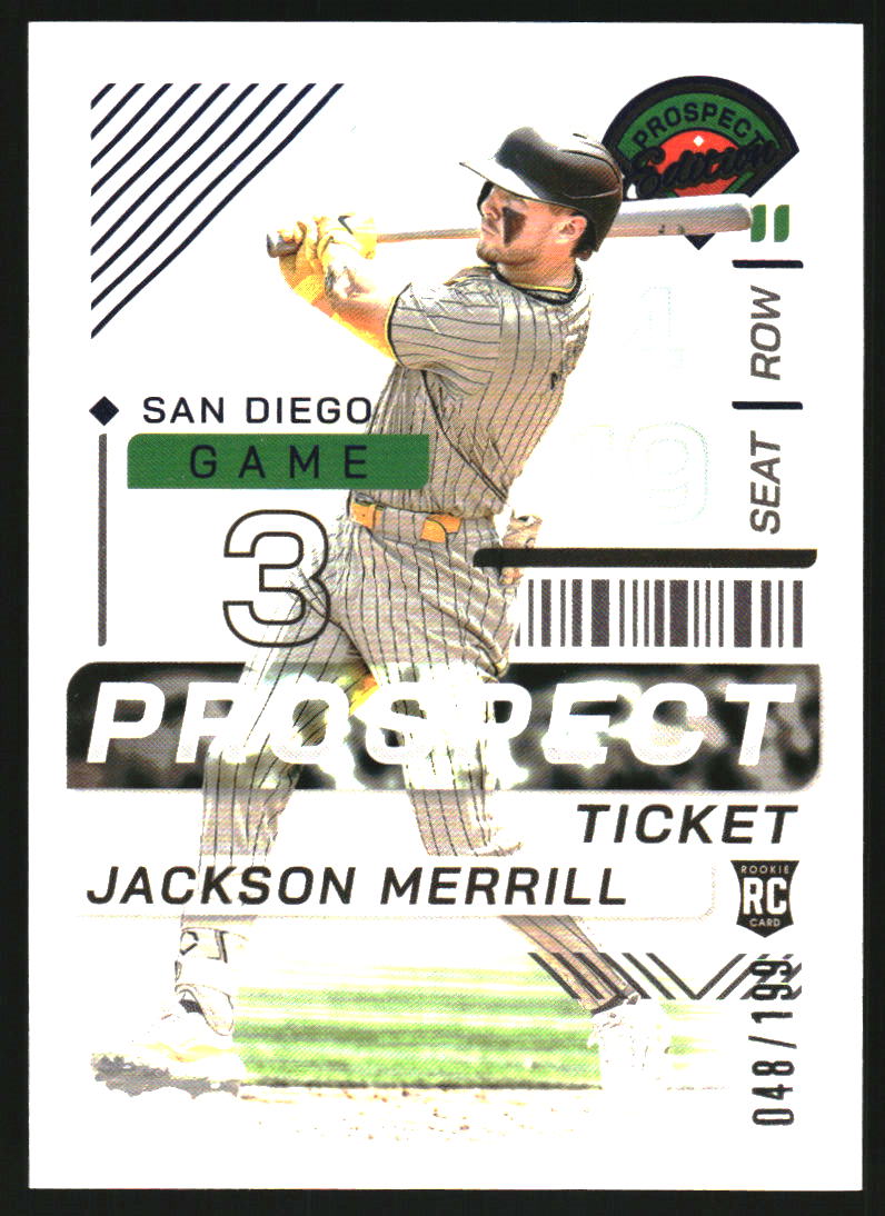2024 Panini Prospect Edition Blue #27 Jackson Merrill /199