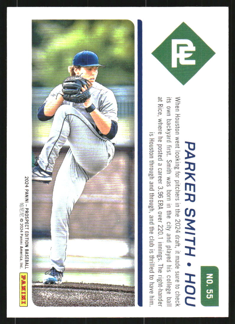 2024 Panini Prospect Edition Bronze #55 Parker Smith /199