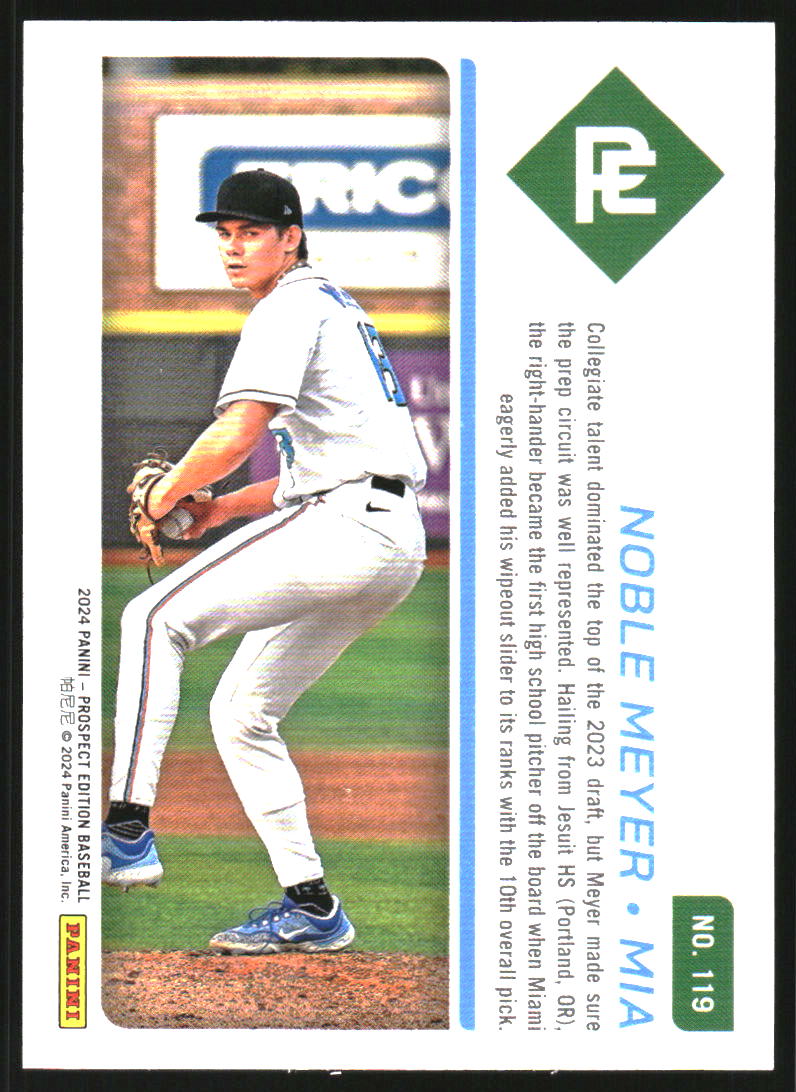 2024 Panini Prospect Edition Bronze #119 Noble Meyer /199
