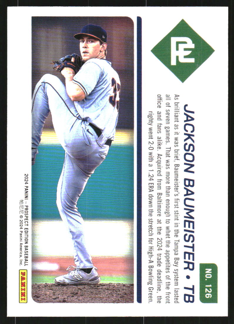 2024 Panini Prospect Edition Bronze #126 Jackson Baumeister /199
