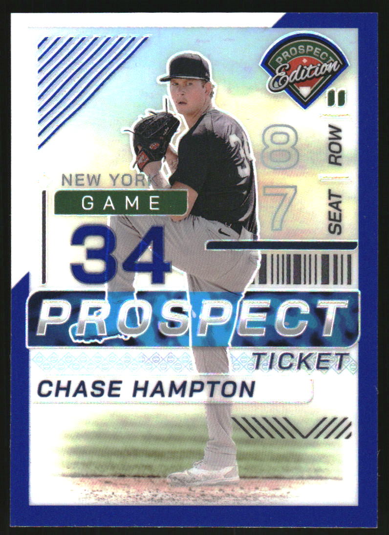 2024 Panini Prospect Edition Holo Blue #34 Chase Hampton /149