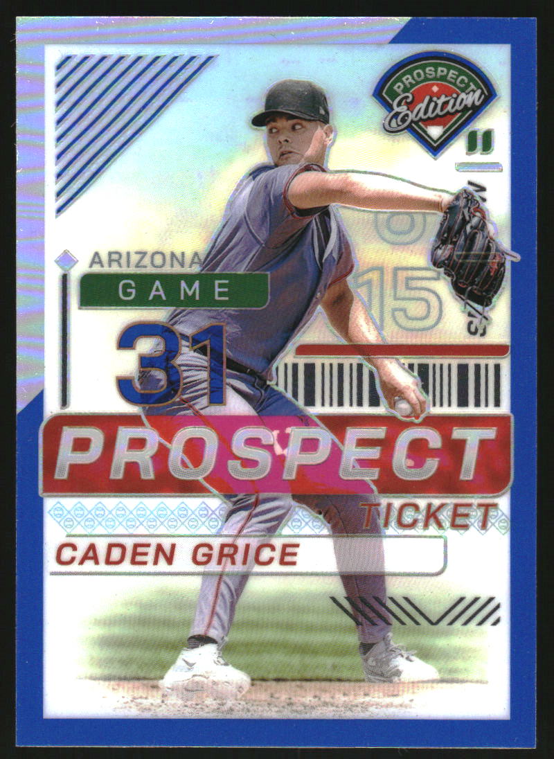 2024 Panini Prospect Edition Holo Blue #162 Caden Grice /149