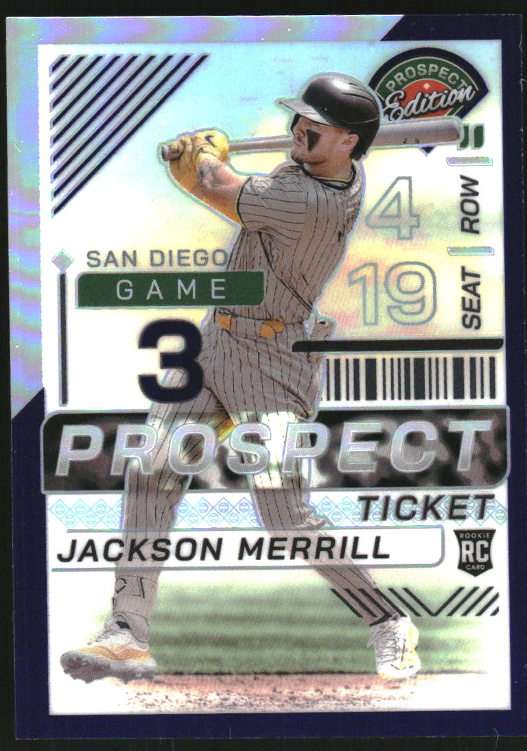 2024 Panini Prospect Edition Holo Purple #27 Jackson Merrill /99