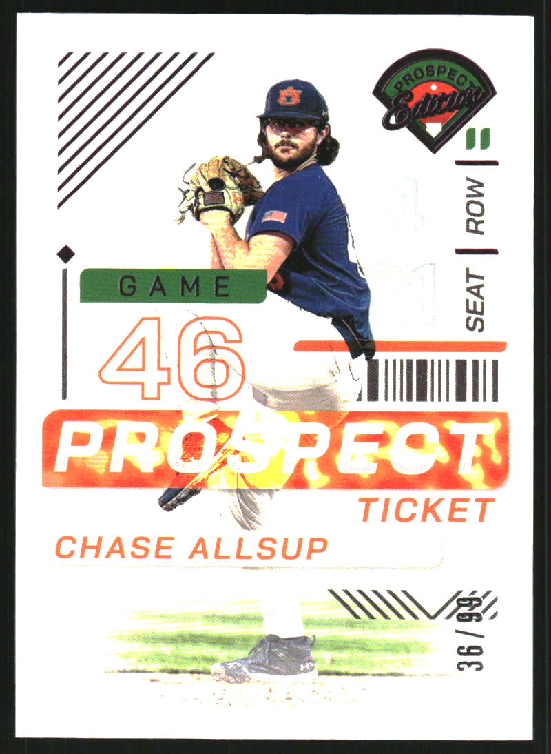 2024 Panini Prospect Edition Purple #75 Chase Allsup /99