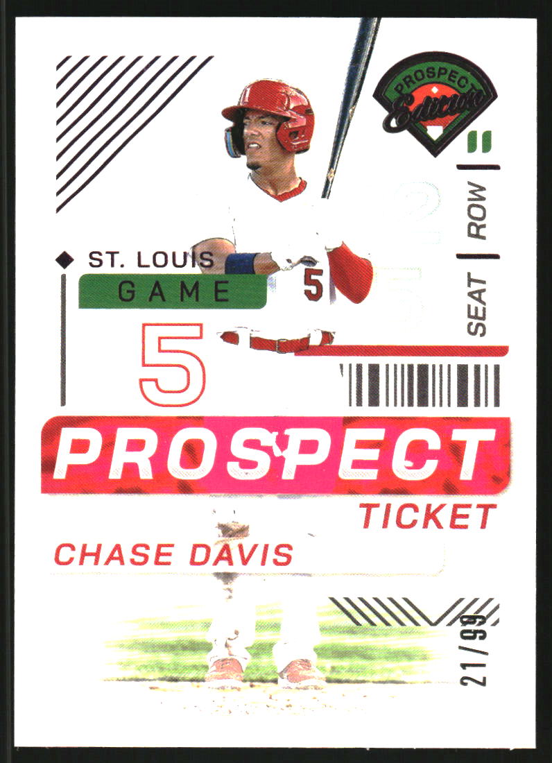 2024 Panini Prospect Edition Pink #4 Chase Davis /49