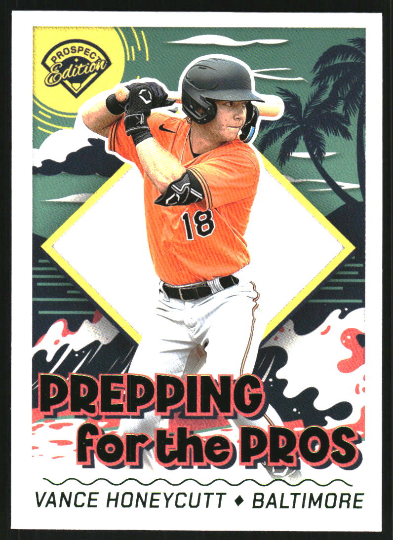 2024 Panini Prospect Edition Prepping for the Pros Green #8 Vance Honeycutt
